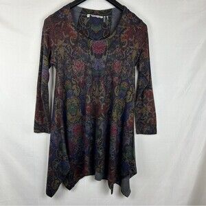 Soft surrounding asymmetrical floral blouse size XSP